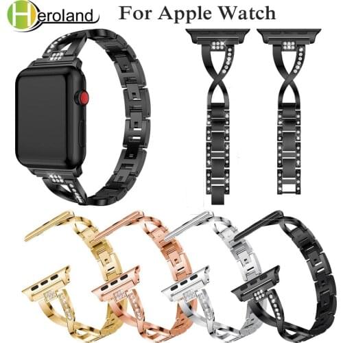 Stainless Steel band For Apple Watch band Bracele series 1/2/3 /4 42mm 38mm 40mm 44mm strap 2018 new arrival accessories gift