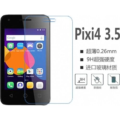 For alcatel Pixi 4 3.5 Tempered Glass Screen Protector Guard Film For alcatel Pixi 4 3.5 OT 4017 4017A 4017D 4017E 4017F 4017X