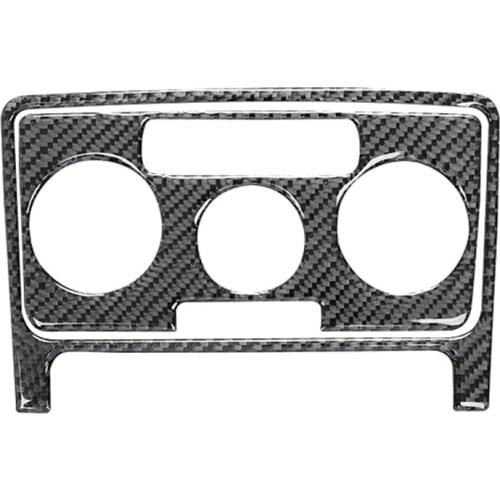 For Beetle 2012 2013 2014 2015 2016 2017 2018 2019 Carbon Fiber Air Conditioning Control Button Panel Cover Frame Trim