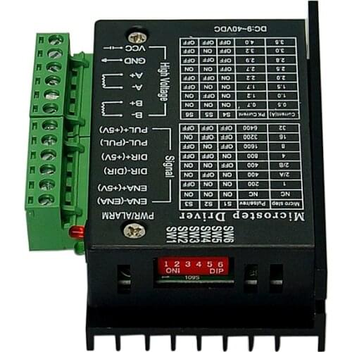 42/57/86 TB6600 CNC Stepper Motor Driver 32 Segments 4.0A 42VDC NEMA 17 23 34 Stepping Motor Drive