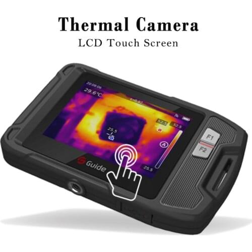 GUIDE Pocket-Sized IR Thermal Imaging Camera Touchscreen Thermography Camcorder WIFI APP Sharing Data Industrial Thermal Imagery