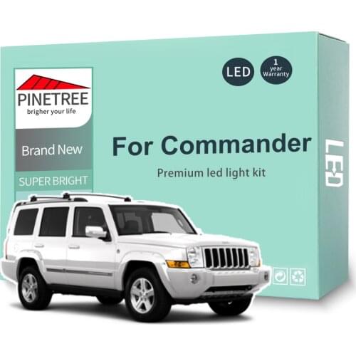 14Pcs Led Interior Light Kit For Jeep Commander XK 2006-2010 Led Bulbs Indoor Map Dome Canbus No Error