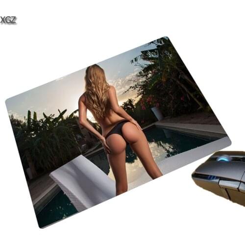 XGZ Small Mouse Pad Sexy Big Ass Woman Pattern Mouse Pad Rubber Non-slip Notebook Office Game Accessories Mouse Pad 22x18cm