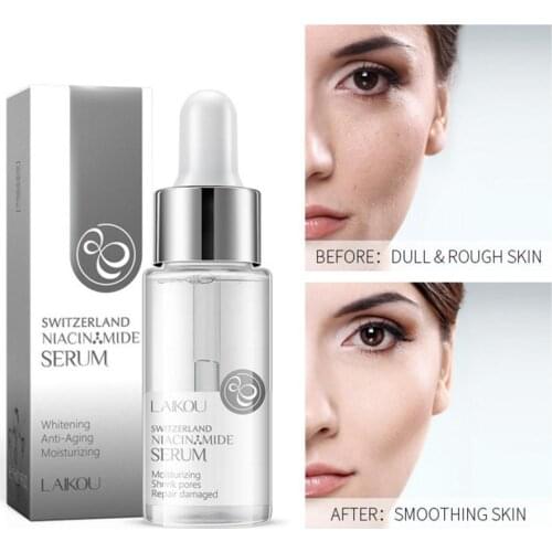 LAIKOU Japan Niacinamide Serum Anti-Aging Hyaluronic Moisturizing Vitamin Face Skin Serum Whitening Pure Acid Care C
