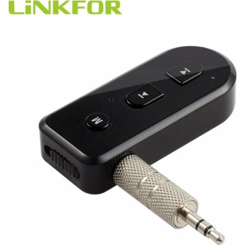LiNKFOR Bluetooth 4.1 Receiver with 3.5mm Stereo Output Home Car Audio Music Streaming Sound System Wireless Bluetooth Receiver