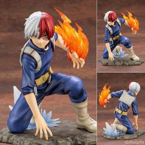 My Hero Academia Todoroki Shoto 1/8 Ver. PVC Action Figure No Hero Izuku Midoriya Deku Bakugou Katsuki Model 15cm