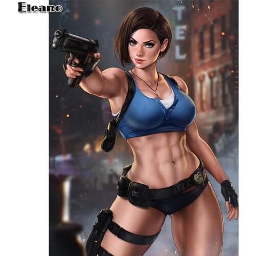 Print canvas video games Ada Wang sexy girl art poster 40x60 50x70 60x90 custom living room bedroom hanging picture