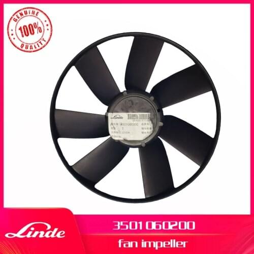 Linde forklift genuine part 3501060200 fan impeller used on 350 diesel truck H12 H16 H18 H20 new service spare parts