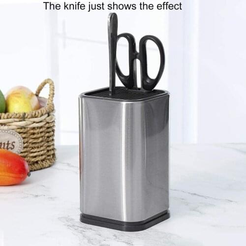 Knife Stand Holder For Kitchen Knife Stainless Steel Knife Holder Stand Block High End Kitchen Accessories