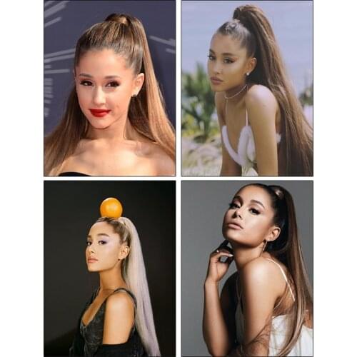 Full square diamond 5D diamond painting cute girl diamond embroidery Ariana Grande poster painting, rhinestone home decoration