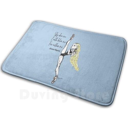 Fire Within Me Mat Rug Carpet Anti-Slip Floor Mats Bedroom Ballet Papier Berenice La Placa Ballet Ballerina Pointe Shoes Ballet