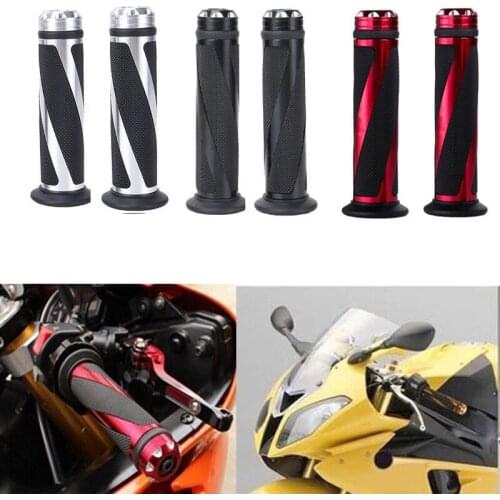 7/8" 22mm Rubber Handlebar Hand Grips Handle Bars For Honda CBR 600 F2 F3 F4 F4i CBF XR CRF