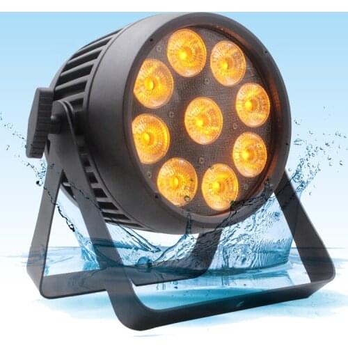 LED WiFi IR control 9x18w RGBWA UV 6IN1 wireless battery par can led stage lights 2019 dj club lights disco led stage