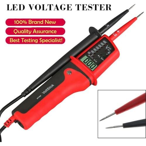 100-690V LED Voltage Meter Electrical Voltage Two Pole Continuity Circuit Tester Rotation Voltage Tester