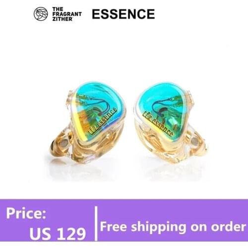 TFZ ESSENCE HIFI Monitor IEMs Earphones Balanced Armature Driver Stereo HiFi TFZ Headphone Musician Headset with 2 Pin Cable