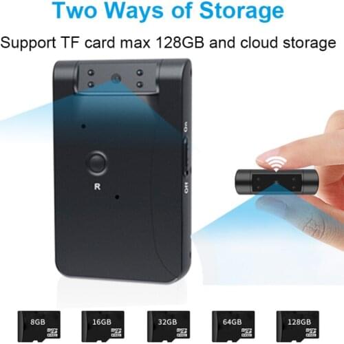 WD7A Wifi Mini Camera 180° Rotate Wireless Smart Home Camcorder Night DVR Motion Detection Mini Video IP Cameras