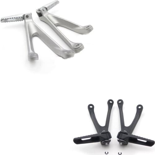 Aftermarket Free Shipping Motorcycle Parts Silver Rear Passenger Foot Pegs Bracket Fit For Honda CBR1000RR 2008 2009 2010 POLISH