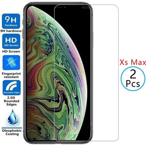 Protective tempered glass for iphone xs max screen protector on i phone xsmax xmax x s sx mas safety film aphone aiphone iphon