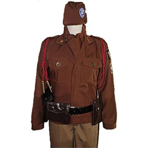 2020 Axis Powers Hetalia Alfred F. Jones America military uniform cosplay costume with hat