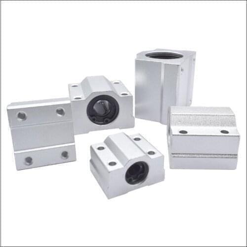 4pcs/Lot Linear Motion Ball Bearing Slide Block Bushing SC6UU / SCS6UU 6mm Linear Shaft CNC 3D Printer Parts