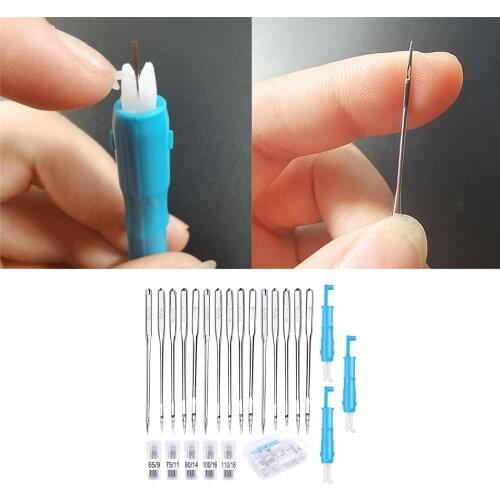 53Pcs Stitch Parts Er Universal Household Sewing Machine Needles & Needle