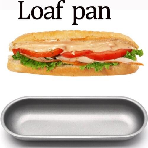 Oval Shape Non-Stick Loaf Pan Brownies Ice Cream Cheesecakes Mold Carbon Steel Loaf Pastry Baking Mold Baking Dishes