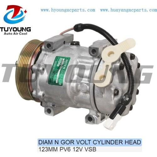 7V16 auto ac compressor for Citroen C5 C8 Jumpy Lancia Peugeot 206 406 607 807 9626902180 6453CL 71721765