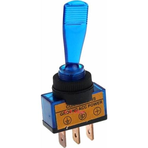 12V auto switch toggle button rocker switch lights refit gear switch rocker toggle switch long handle