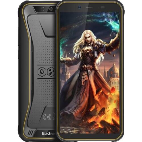 Blackview BV5500 Pro 3GB 16GB IP68 Waterproof Smartphone 5.5" Quad Core Android 9.0 4400mAh Face Unlock OTG NFC 4G Mobile Phone