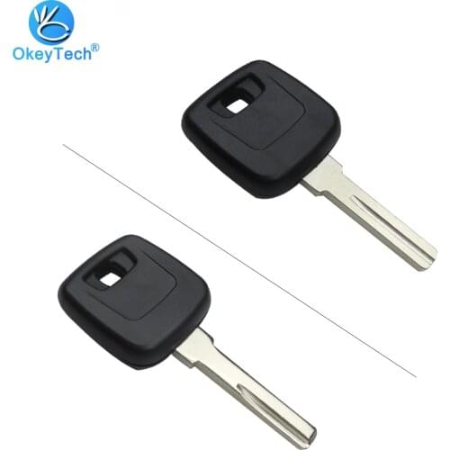 OkeyTech Transponder Car Key Shell Fob Auto Cover Case Uncut HU56R/NE66 Blade for VOLVO S40 V40 850 960 C70 S70 V7 D30 XC70 XC60