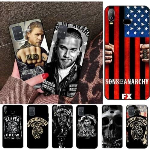 YJZFDYRM Hot American TV Sons of Anarchy Phone Case For Samsung Galaxy A01 A11 A31 A81 A10 A20 A30 A40 A50 A70 A80 A71 A91 A51
