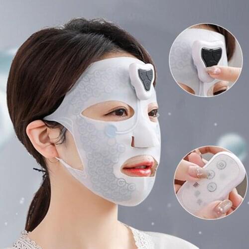 Electric Facial Massage Mask Face Massager Skin Tightening Moisturizes Anti-wrinkle Reduces Wrinkles Beauty Device Skincare