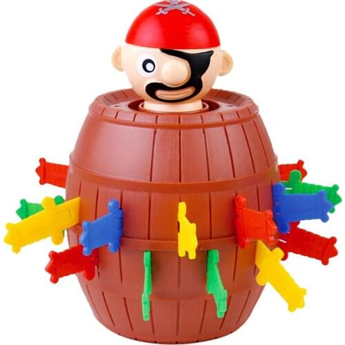 Pirate Barrel Game Pirate Funny Barrel Novelty Toy Bucket Lucky Stab Toys Game