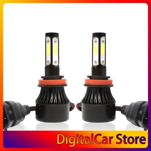 2 PCS Portable Car LED Headlights Bulbs Lamps COB LED Chip IP67 Waterproof X7 Essential Accessories