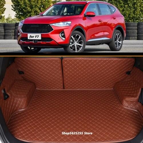 Car Trunk Mat for Haval F7 2019 2020 2021 Accessories Waterproof Full Encirclement Trunk Pat Protection
