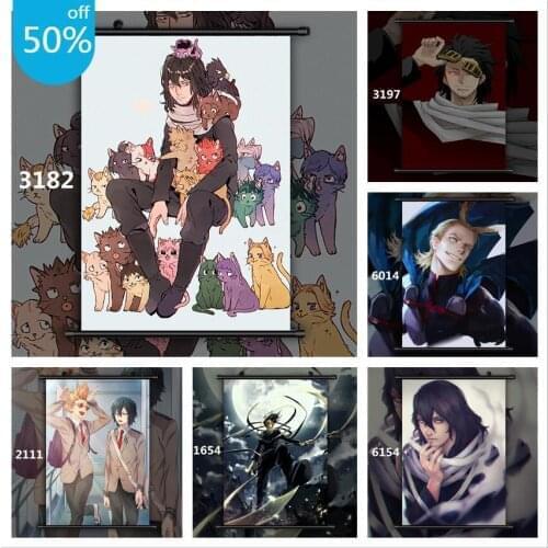 Boku No My Hero Academia Eraser Head All Might Present Mic Anime Posters Canvas Painting Wall Decor Wall Art Picture Home Decor