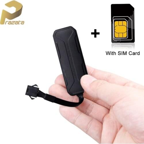Mini Car Tracker Motorcycle GPS Tracker with SIM Card MV208 Realtime Track Vehicle GPS Tracker Geo-fence Overspeed Alarm FreeAPP