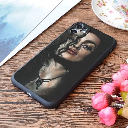 For iPhone Bellatrix Lestrange Print Soft Matt Apple iPhone Case