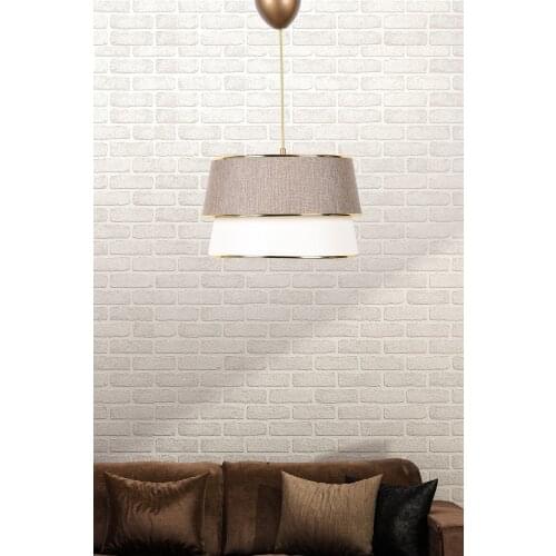 Single Pendant Wire Mesh Cream Decorative