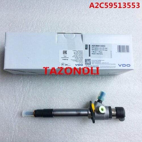 Genuine and new fuel injector 5WS40252, A2C59513553 for F ord 7H2Q-9K546-CB,1489401, L and Rover L006496