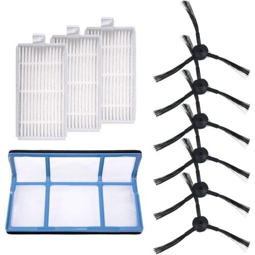 Prefilter Mesh Filter Side Brush For ILIFE ZACO V3 V3s V5 V5s V5s Pro For Medion MD16192 MD18500 MD18501 MD18600 Vacuum Cleaner