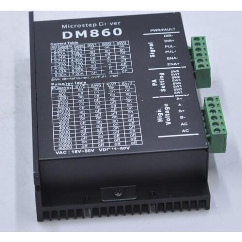 57 86 110 stepper motor full digital driver DM860 can replace Leadshine disassembly machine