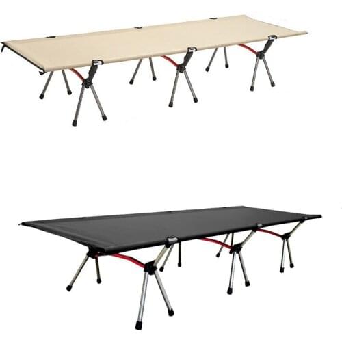 Folding Camping Cot Travel Military Portable Collapsible Sleeping Bed for Indoor & Outdoor Use