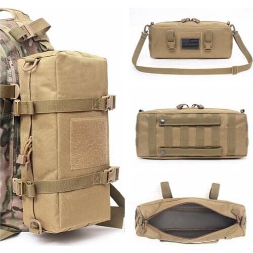 Outdoor Military Tactical Bag Accessories Sports Waist Shoulder Bags 600D Nylon Molle System Camping Hiking Pack