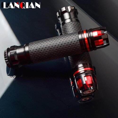 Universal CNC 22MM Motorcycle Handle bar Caps Handlebar Grips FOR SUZUKI GSR 600 SV 650 LTZ 400 GSXR 600 BURGMAN 400