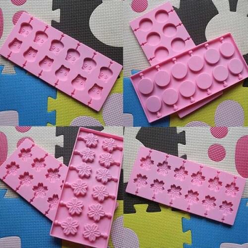 1Pcs Silicone Biscuit Molds Jelly Candy Ice Cookie Mould Food Grade Kitchen Gadgets Baking Accessories Wedding Decoration