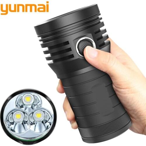 3pcs XHP90.2 Built in Battery Super Powerful LED Tactical Flashlight 3 Mode Torch USB Rechargeable Lamp Ultra Bright Lintern