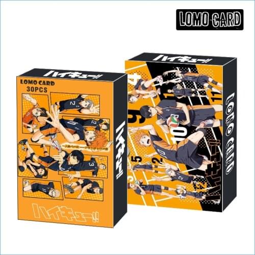 30pcs/set Anime Haikyuu Lomo Cards Japan Anime Cartoon HD High Quality Haikyuu Photo Cards