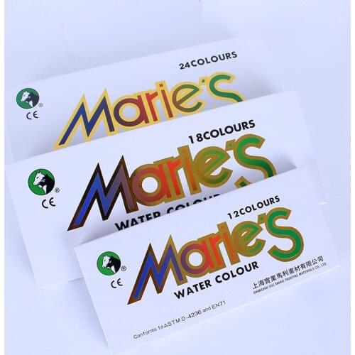 12/18/24/36 Color Watercolor Premium Water Color Pigment 12ml tubes for Artist Painting Drawing Art Supplies