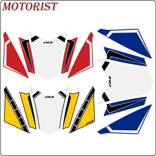 MOTORIST Front Fairing Motor Number Board 3D Gel Protector for YAMAHA R1 2018-2019